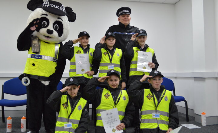 Image of Our Mini Police Officers are sworn in